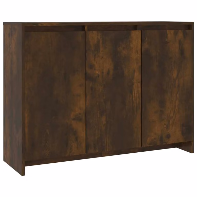 Credenza Rovere Fumo 102x33x75 cm in Truciolato
