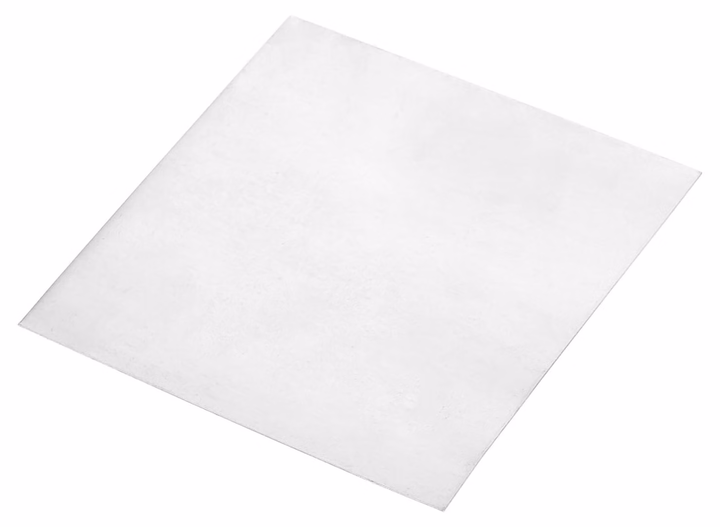 Piastra di zinco, dimensioni 0,5 x 100 x 100 mm, purezza 99,99%, confezione da 1 pezzo.