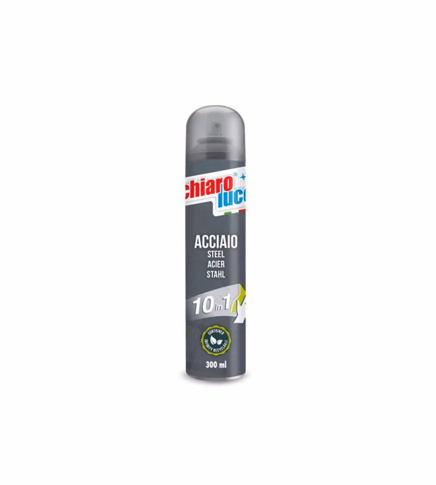Detergente Chiaro Luce Ml 300 Acciaio Spray