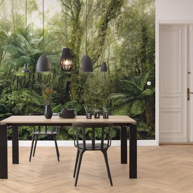 Fotomurale KOMAR Mindfulness con design botanico e floreale, Multicolore, L: 350 cm, H: 250 cm