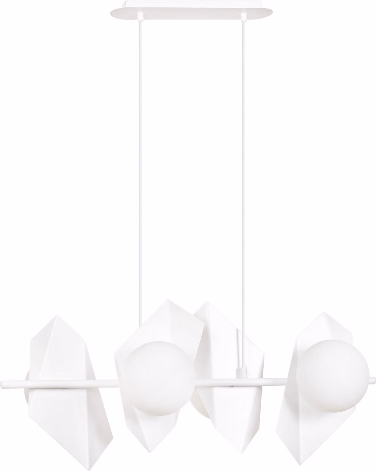 Lampadario Emibig 4xE14 40W DRIFTON 4 BIANCO 637/4