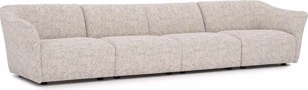 Wohnzimmer Polstermöbel Textil Sofa Couch Viersitzer Modern Design Möbel