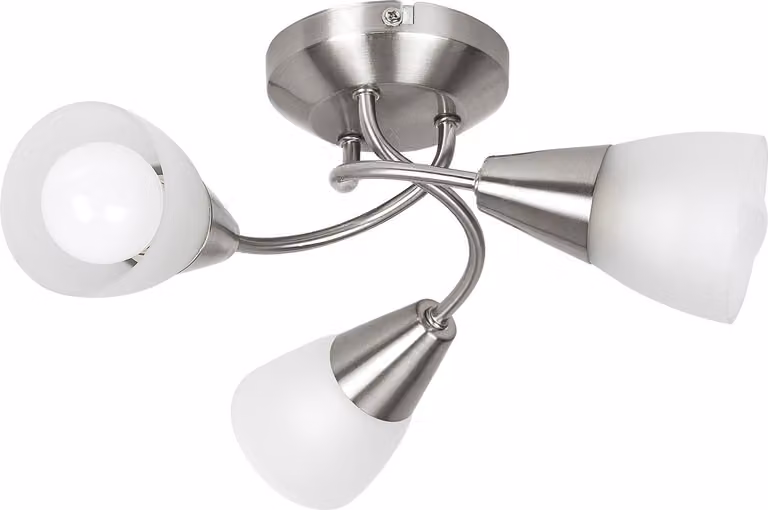 Lampada da soffitto per soggiorno E14 3x40W cromo satinato 5690 Connor Rabalux