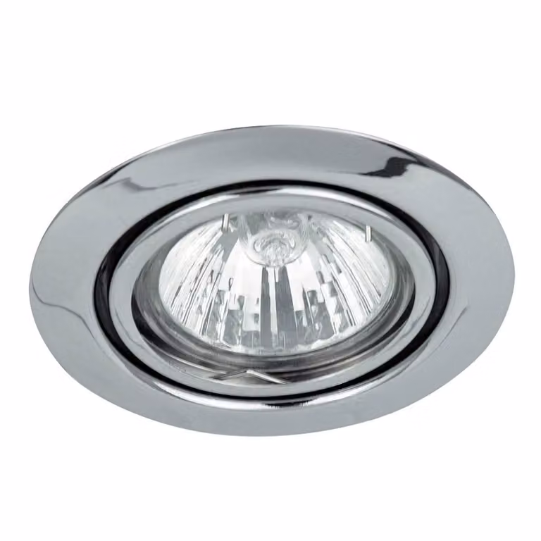 Faretto moderno da incasso relight Ø 86 cm cromo