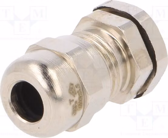 1 x Raccordo per cavo, grado di protezione IP68, materiale: ottone, codice prodotto: 2411.801 n, tipo M12, sezione 1,5