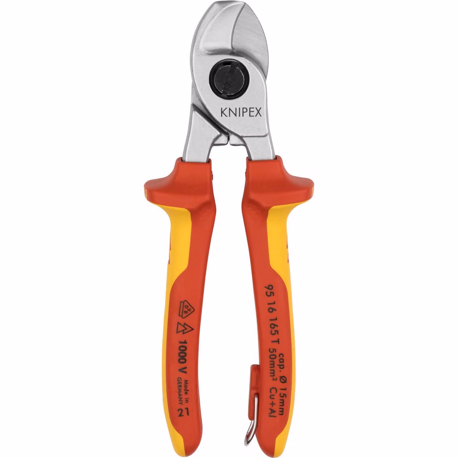 Tagliafili VDE 165 mm con occhiello in silicio Knipex | 4003773081524