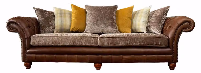 Sofa Couch 3 Sitzer Design Couch Polster Textil Klassisch Dreisitzer