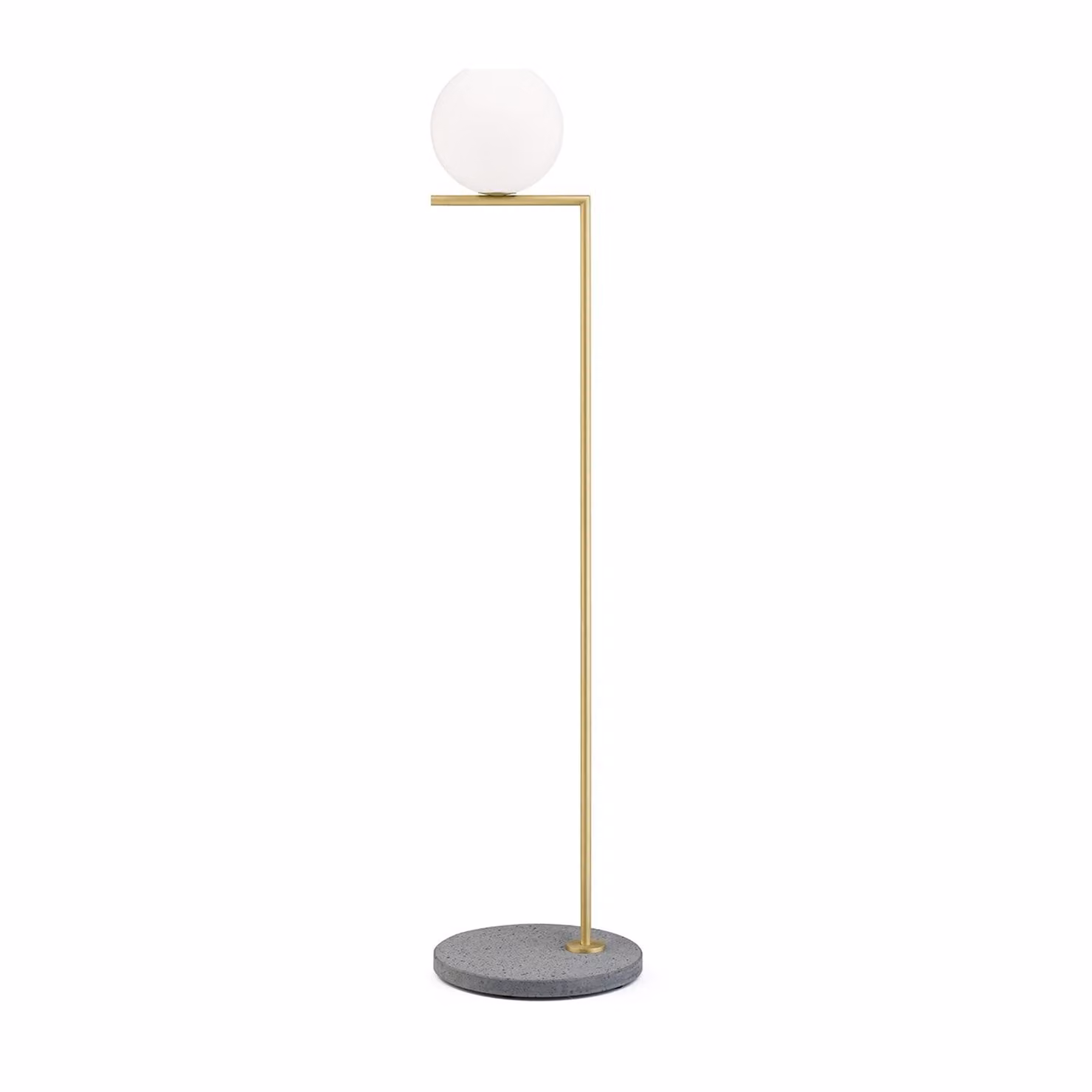 Flos - IC F1 Outdoor H 1350 mm - Lampada da terra da esterno - Finitura Ottone