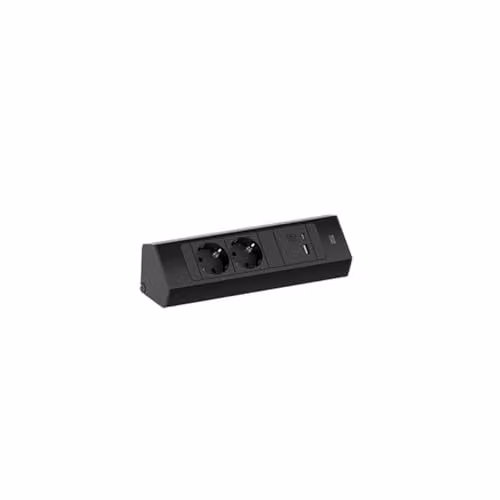 BACHMANN Casia 2 2 x CEE7/3 1 x USB A/C 22 W 2,0 m AEH SW