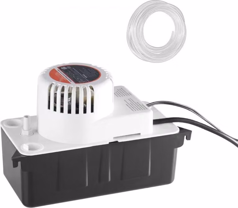 Pompa automatica per il drenaggio della condensa - 1/50hp 65GPH 4,57m di corsa - Pompa per condensa ad alte prestazioni