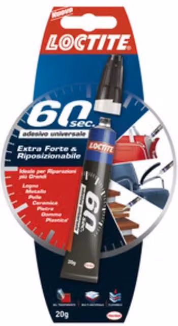 Loctite Adesivo Universale 60 Secondi Trasparente 20 g Confezione da 12 Pezzi