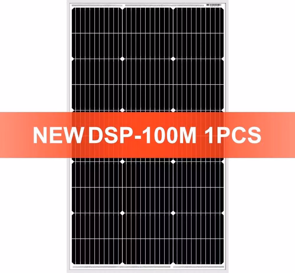 Pannello solare, alta efficienza, design compatto, 100W solare rigido