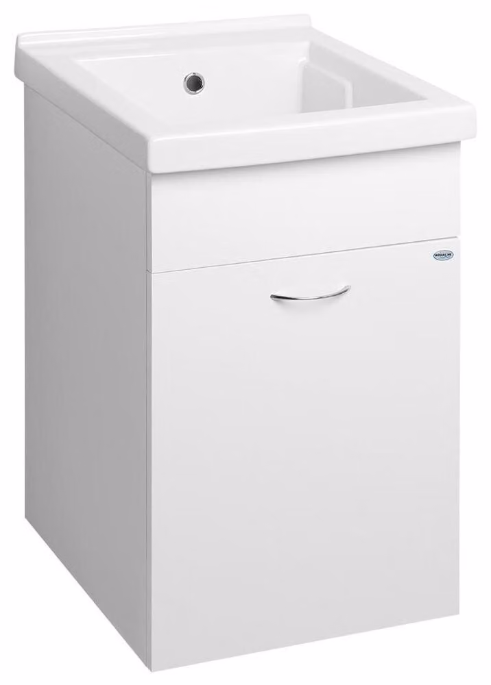 Base con lavello in Vetroceramica 45x51cm con sifone incluso