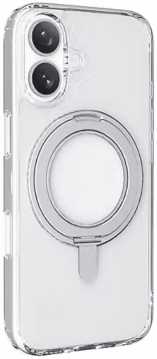 Cover MagSafe Cellularline Spin Mag per Apple iPhone 17, Trasparente