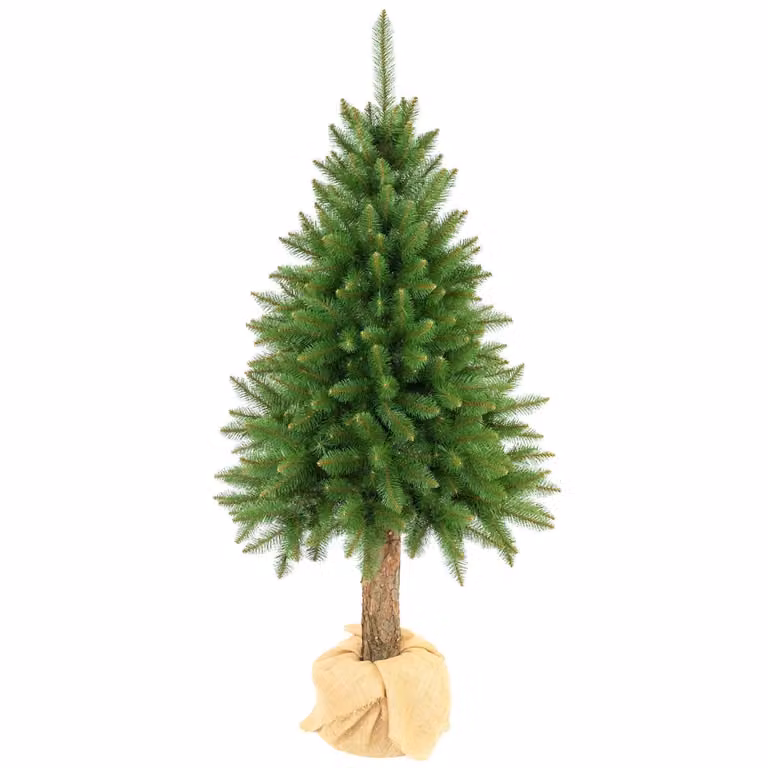 Albero di Natale in abete di alta qualità, con tronco di 200 cm, dal fitto fogliame e dall'aspetto naturale. Marca: Damich