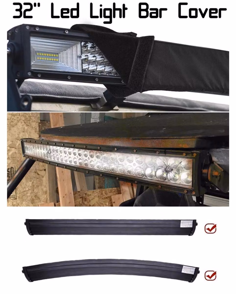 Custodia protettiva universale per barra LED da 81 cm (32 pollici), nera