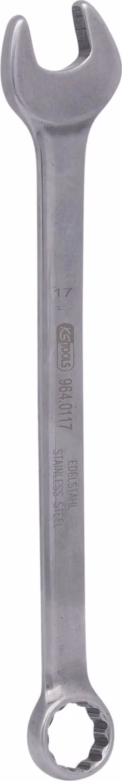 KS TOOLS ACCIAIO INOX Chiave combinata 17 mm angolata - 964.0117