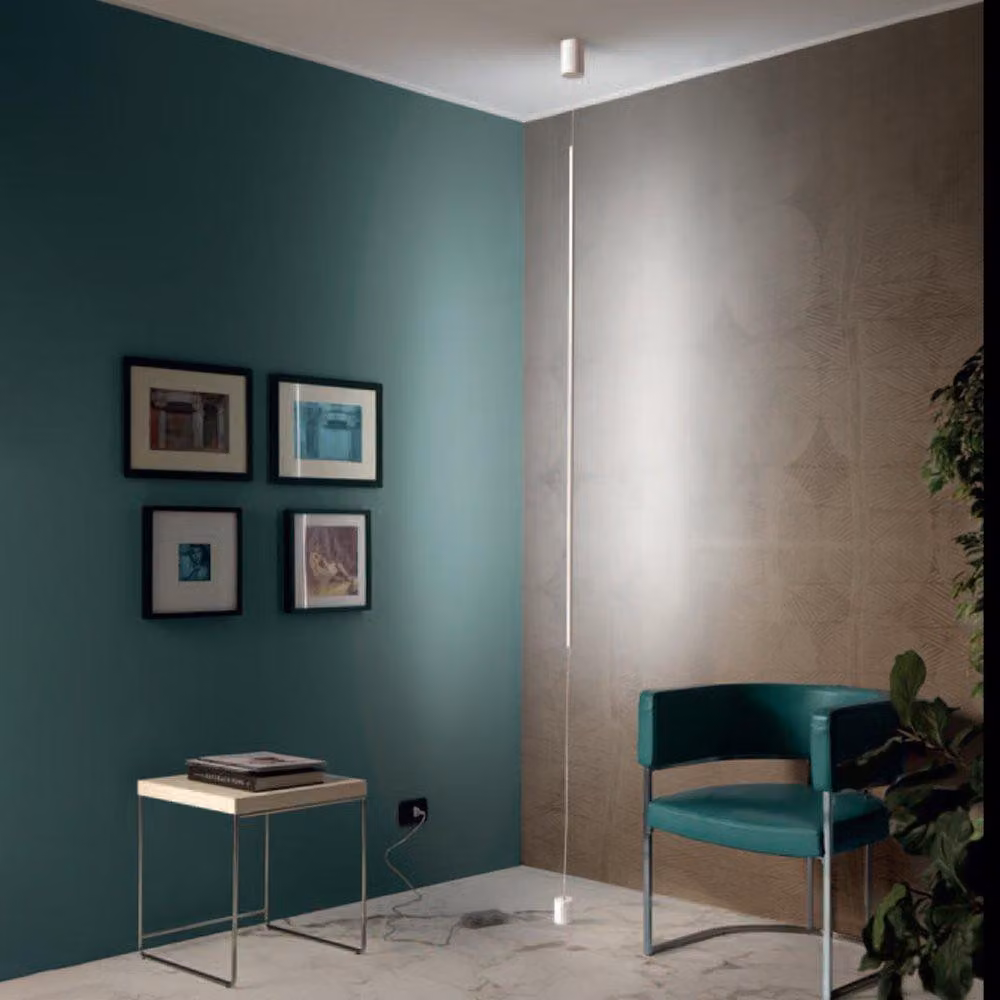 Plafoniera Contemporanea Nood Metallo Bianco Led 30W