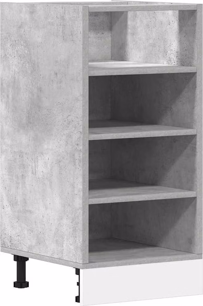 Armadio Inferiore “Riga” Grigio Cemento 40x44,5x81,5 cm