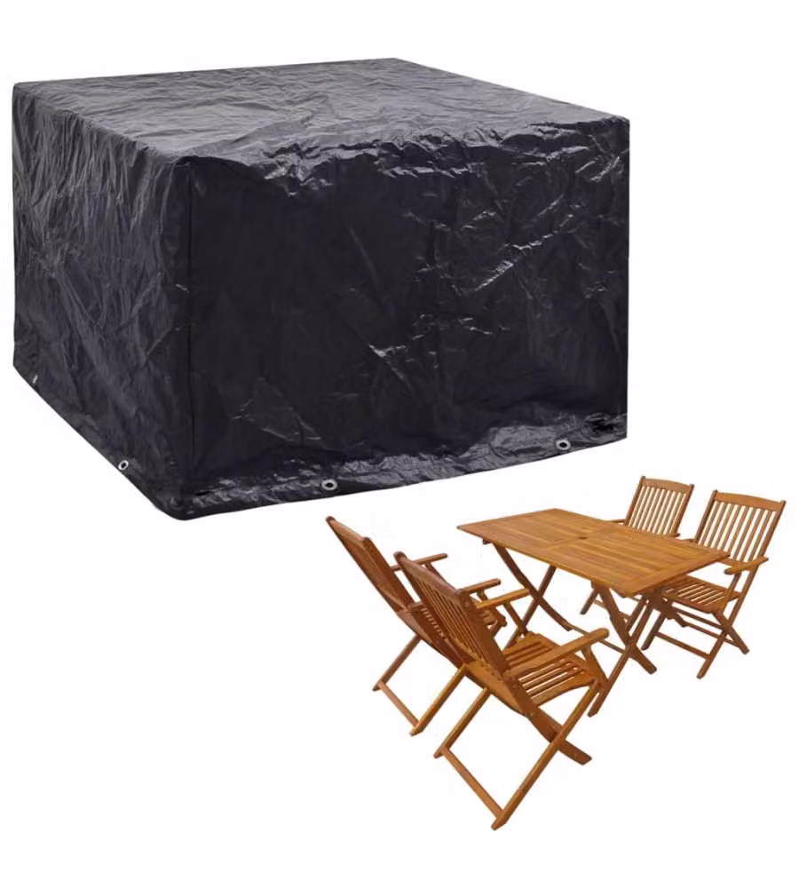 Coperture Arredi Giardino 2pz 8 Occhielli 122x112x98 cm