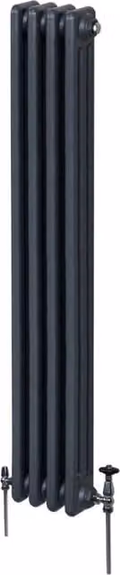 Termosifone Radiatore a 3 colonne Monster Shop Grigio antracite H: 180 cm, L: 20,2 cm, P: 10 cm – 1