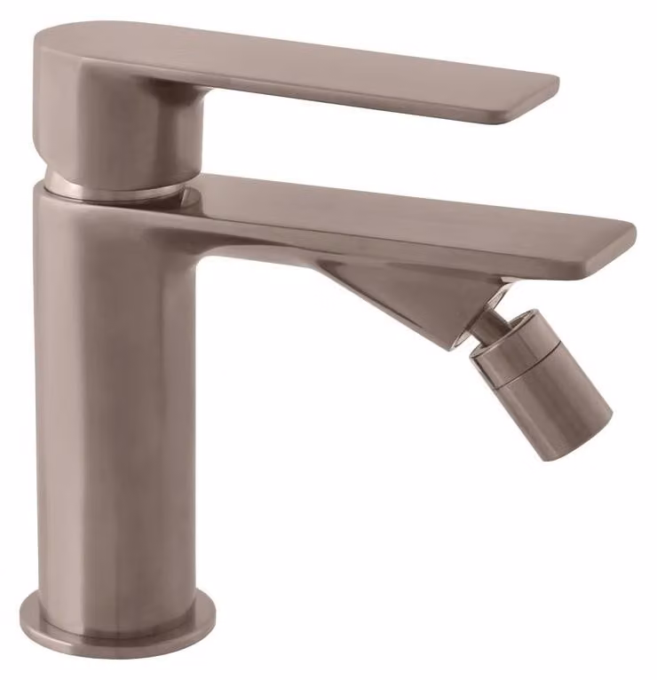 Miscelatore per lavabo, in metallo, colore grigio