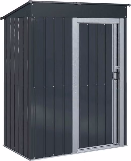Casette da giardino Antracite 137 x 81 x 180 cm Metallo CFW7308862