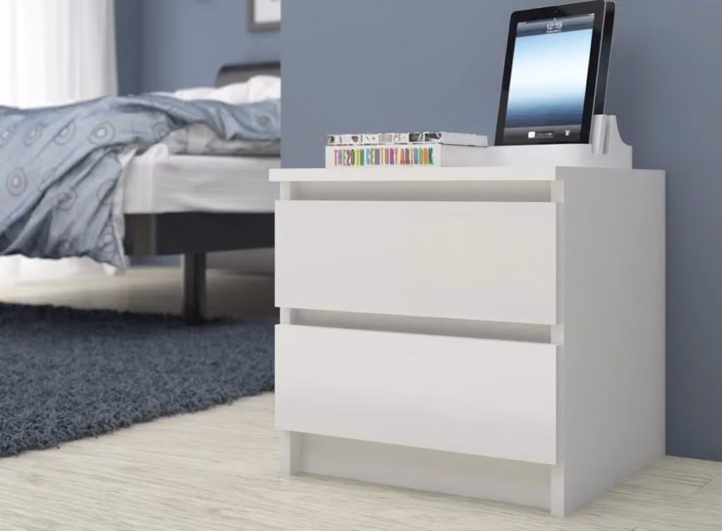 Comodino pratico YMARIN - bianco