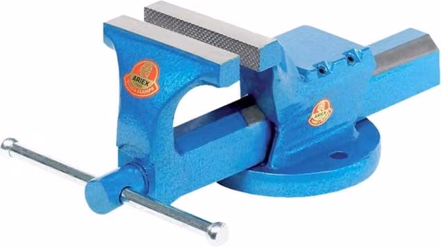 Morsa Parallela in Acciaio Forgiato Ruby Fires con Ganasce Fermatubi Blu 125 mm