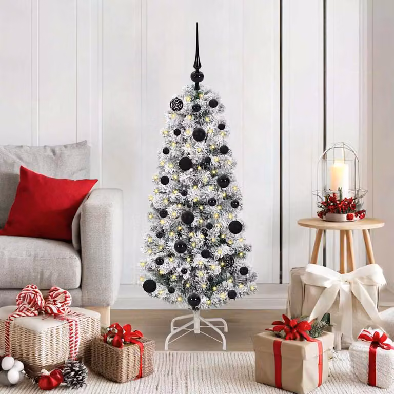 Maison Exclusive - Albero di Natale artificiale pieghevole verde e bianco 120 cm