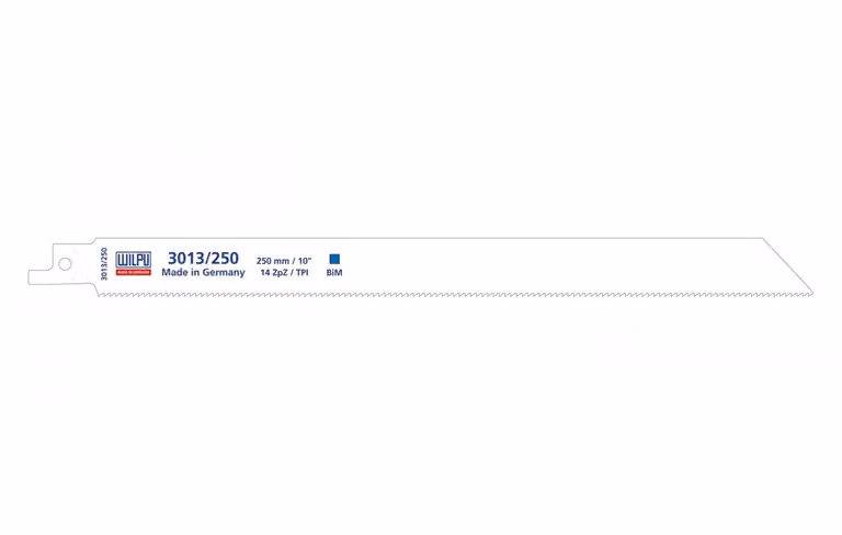 Wilpu 5 lame alternative per metallo 250x19x0,9mm Z14