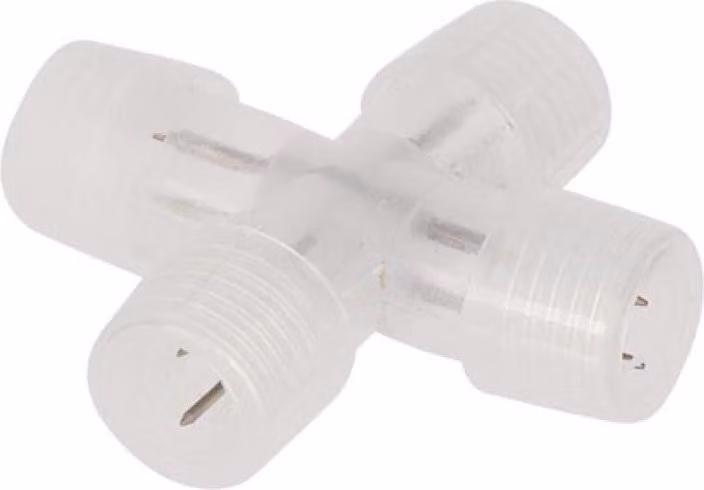 Connettore a X per luce a corda e luce a corda a LED - 1 pz