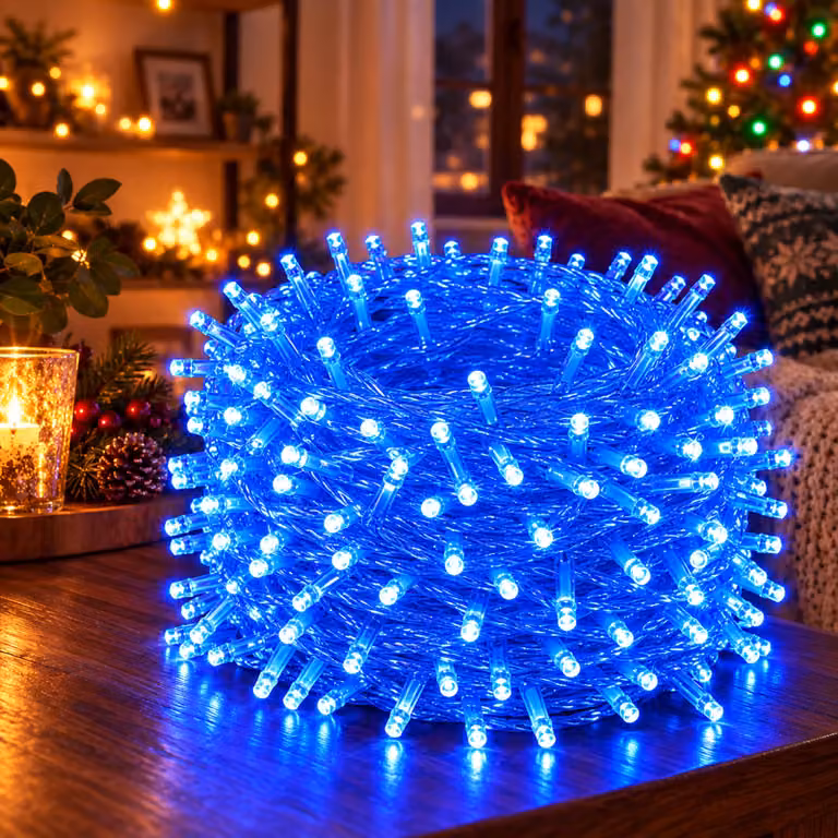 50M 400LEDs 8 modalità di luci fiabesche potenza, timer, funzione di memoria, LED Natale luci fiabesche festa decorazione luce albero di Natale illuminazione giardino, blu