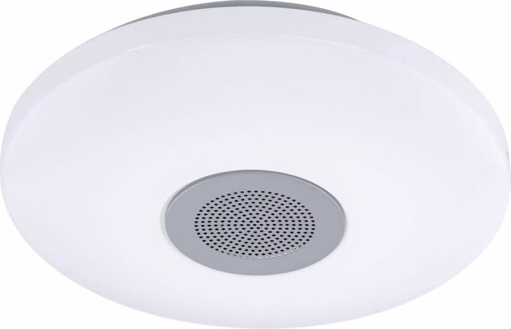 Plafoniera a LED con riproduzione musicale integrata
