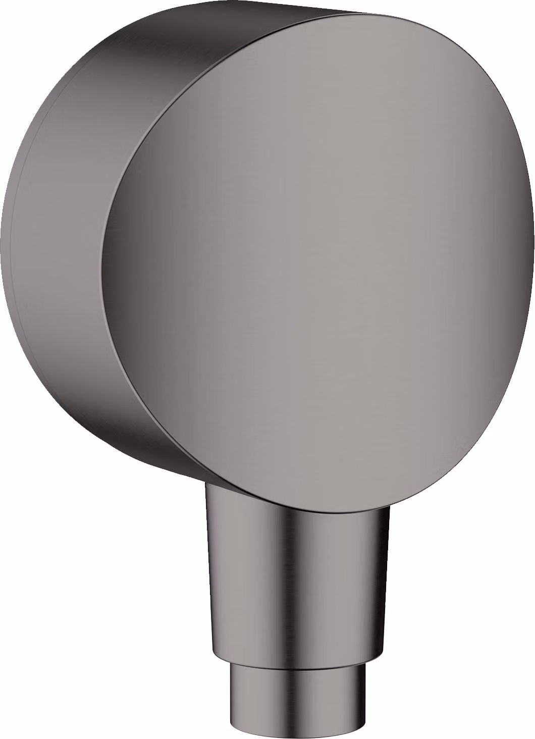 hansgrohe FixFit raccord mural S avec clapet anti-retour et coude de raccordement en plastique, chrome, 26453340, 26453340