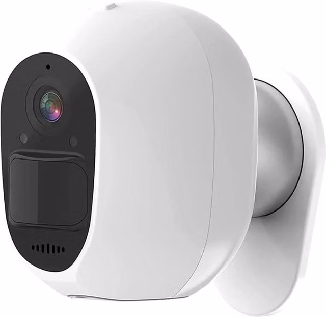 Telecamera di sorveglianza IP Wifi Andowl Q-s703 bianca con visione notturna e impermeabilità per esterni