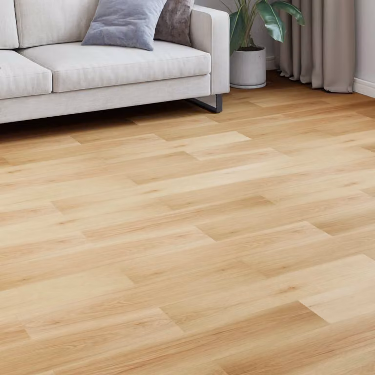 vidaXL Pavimento in laminato effetto legno Acero Chiaro, confezione da 15 pezzi, L: 101 cm, P: 20 cm, H: 0,8 cm