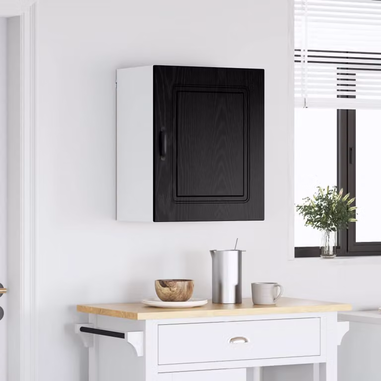 vidaXL Pannello per lavastoviglie Kalmar Nero con finitura Rovere L: 50 cm, P: 31 cm, H: 60 cm