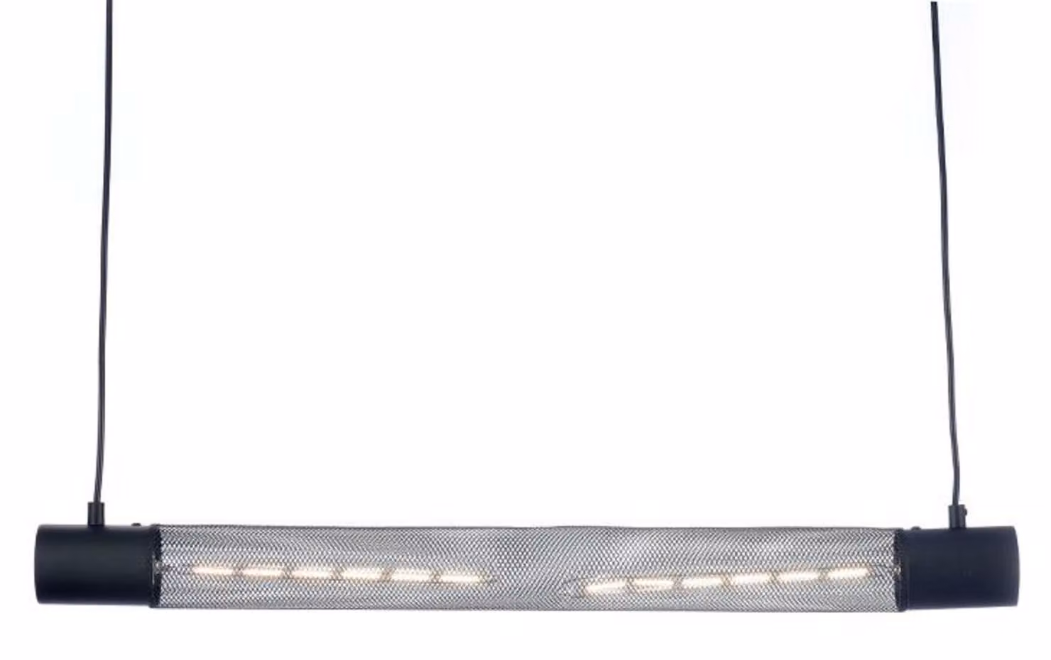 Lampada a sospensione ACA 2xE27, metallo nero, 72x6xH120 cm, ALCATRAZ OD602P72BK