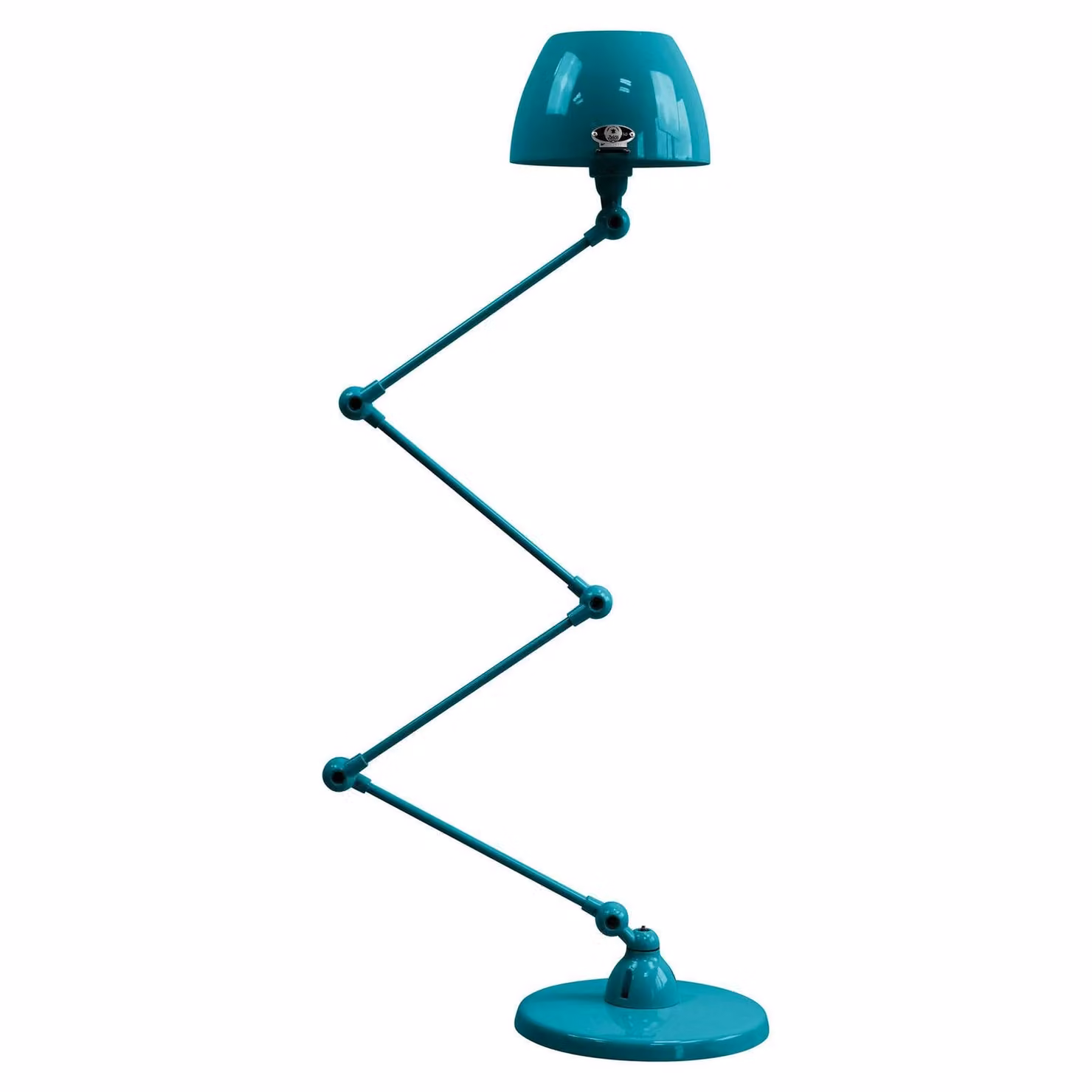 Jieldé Lampada da terra Aicler AIC433, Blu, Soggiorno / Sala da pranzo, Metallo, Industriale, Lampada da terra