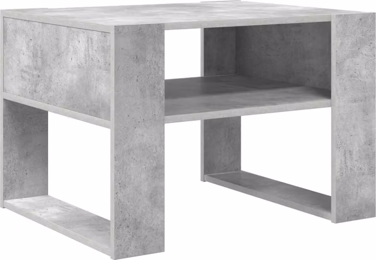 Tavolino da salotto Grigio cemento 66 x 53 x 45 cm
