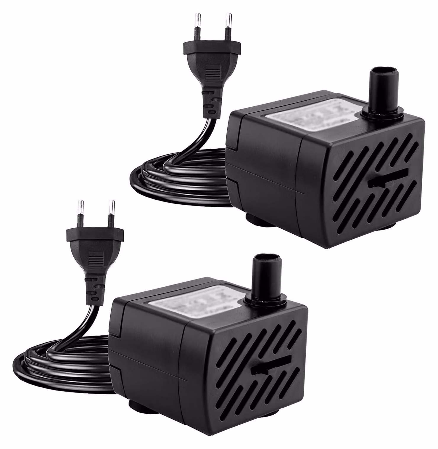 Mini pompa sommergibile da 180 litri/ora, 3 Watt, con portata regolabile e ventose di aspirazione