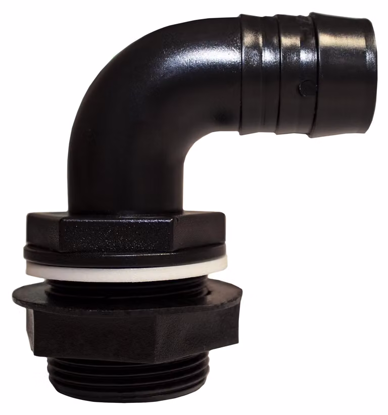 Garantia üerlaufbogen für Regentonnen, 32 mm (1 1/4") mit Schlauchanschluss