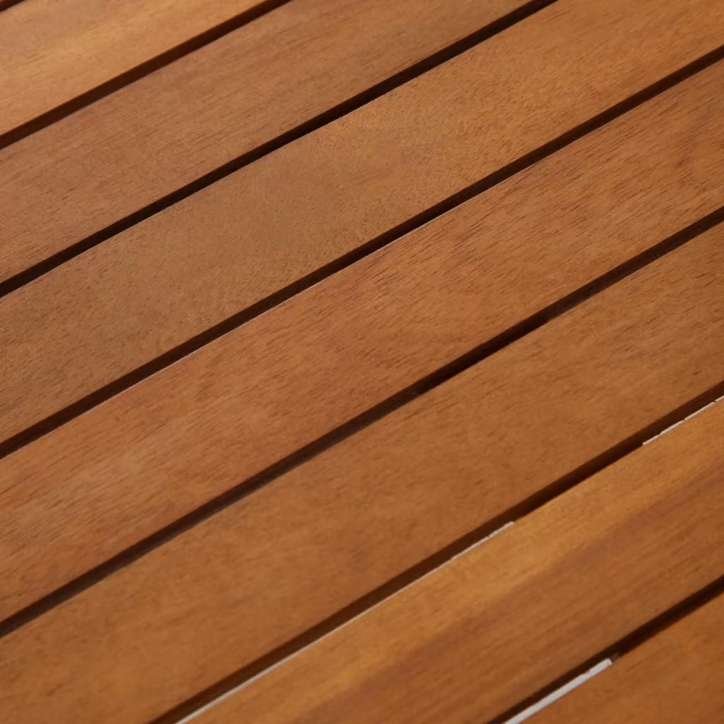 Set salotto da giardino 4 pezzi in legno massiccio di acacia