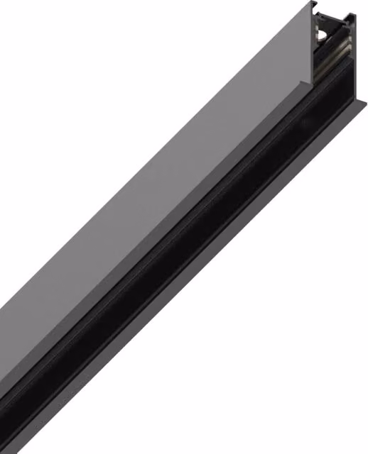 Binario LED EGO On Off Ideal Lux, Dimmerabile, Alluminio Nero, L: 2000 mm