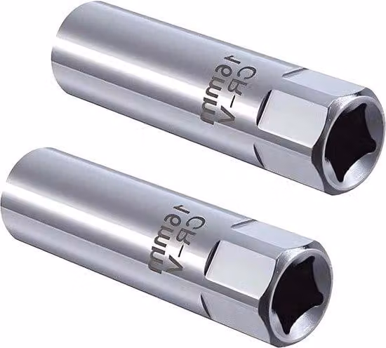 Set di chiavi a forchetta doppie a 12 punte - Adatto alla maggior parte dei veicoli (16 mm) - In metallo.