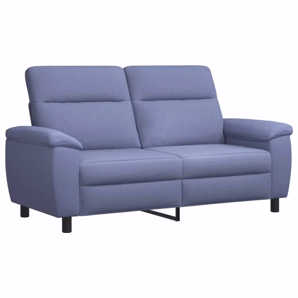 Divano moderno vidaXL in tessuto blu con struttura in metallo L: 178 cm, P: 90 cm, H: 95 cm – 2