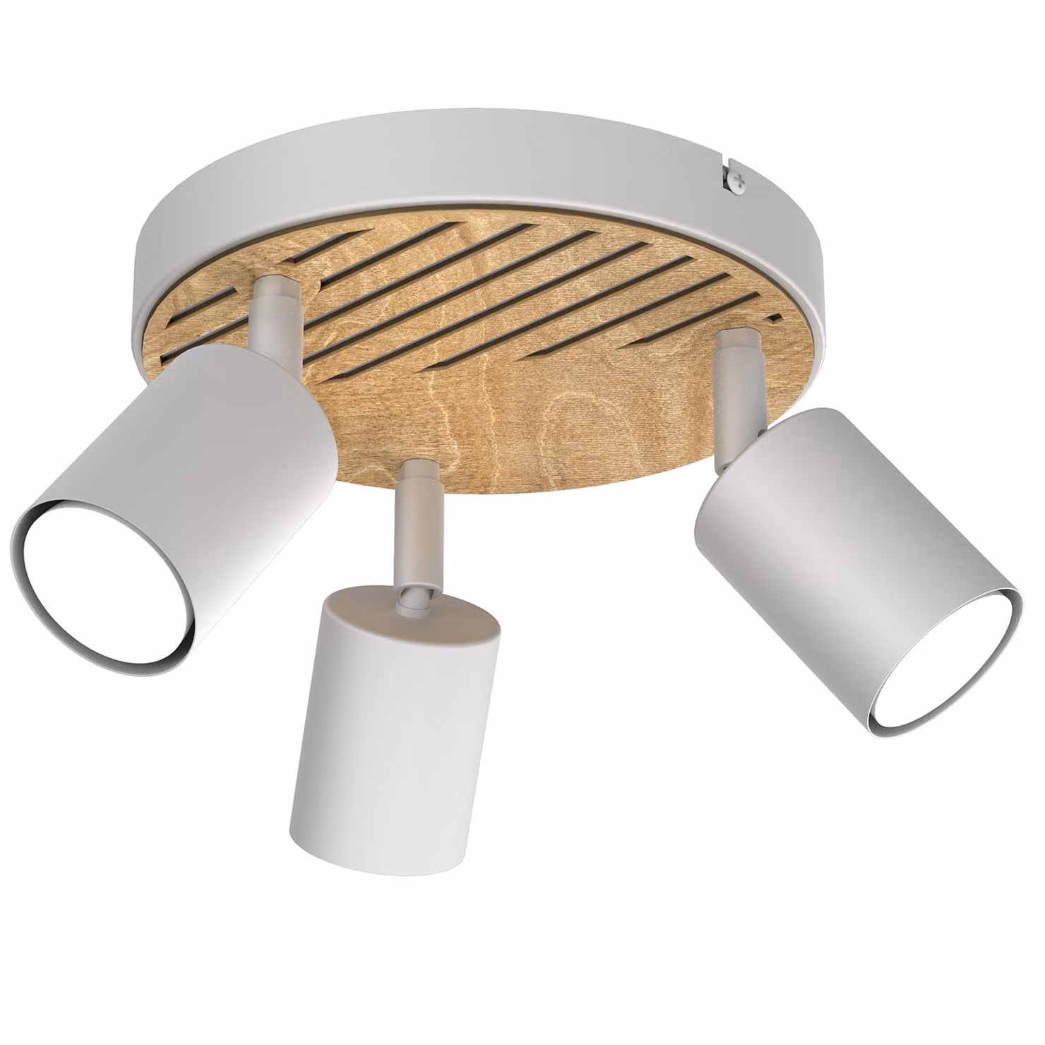 LUMINEX lampada illuminazione Spot Terra plafone bianco piastra girevole 3