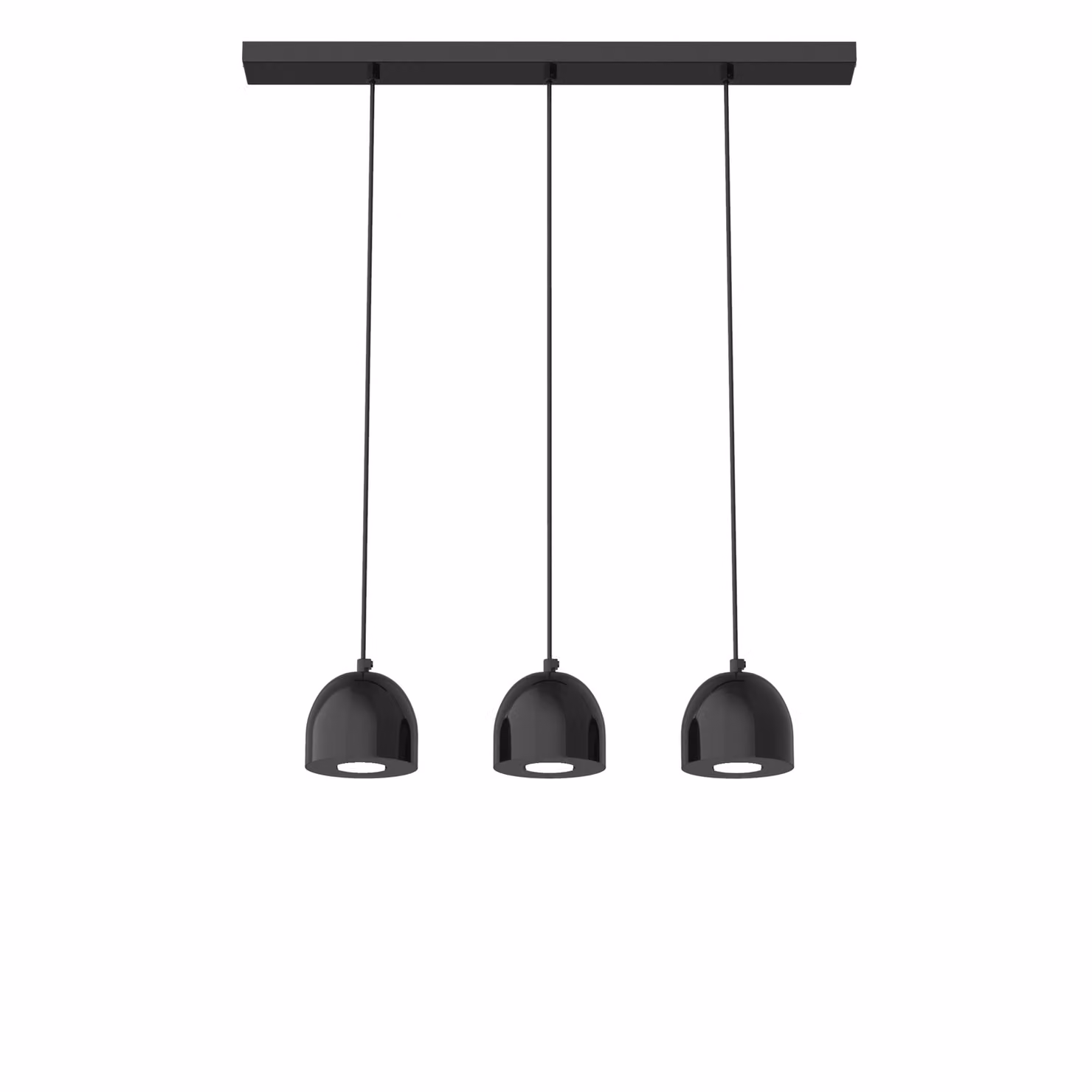 Lampada A Sospensione Campanella Linear X3 Monocolore Lucida