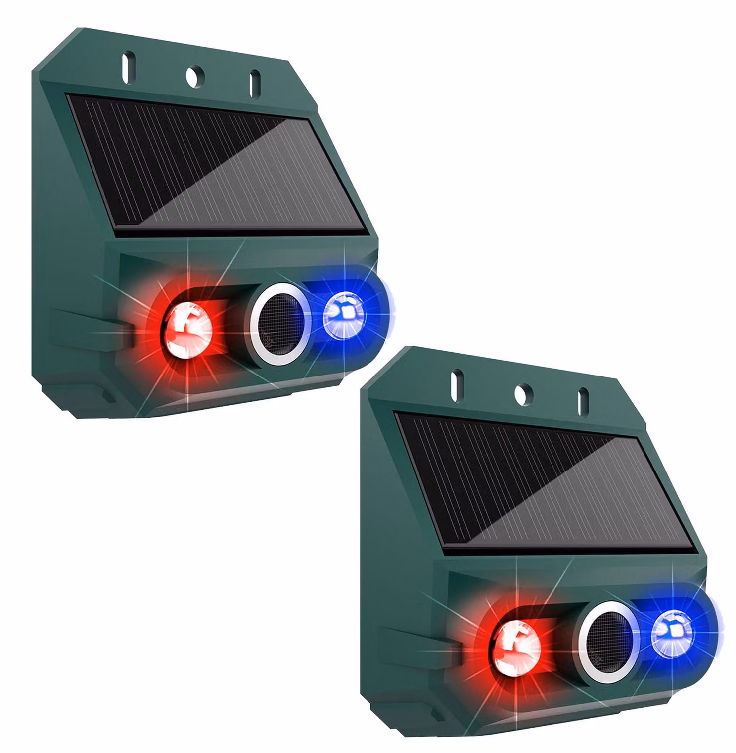 Sensore di movimento solare - Allarme da 129 dB con luce stroboscopica - Haofy9wjamkxg6z-12